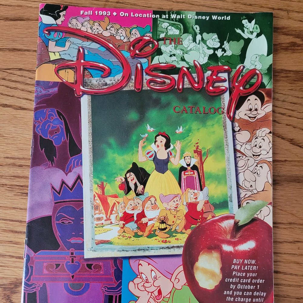 Disney Catalog from Fall 1993, Aladdin, Darkwing Duck, 3 Ninjas, Little Mermaid
